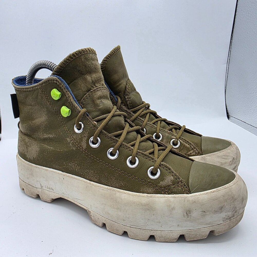 Converse All Star Lugged GTX Womens Size 7.5 Olive Green Shoes Casual Outdoors